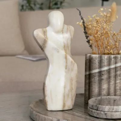 Decorative objects - Matuid Beige Twist Ornament - RV  ASTLEY LTD