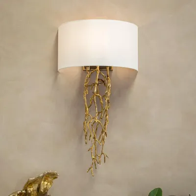 Appliques - Brinley Lumière murale en laiton massif - RV  ASTLEY LTD