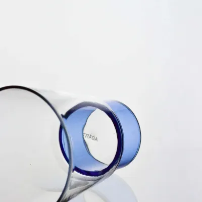 Glass - Podio Cup - Blue - TRAGA