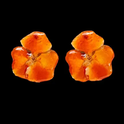 Bijoux - Boucles d'oreilles Amber Viola - V UNIQUENESS FINE GREEK JEWELRY