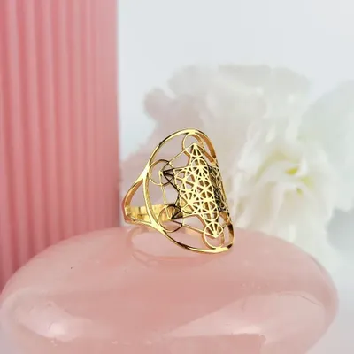 Jewelry - Adjustable Metatron ring - MANDALASHOP