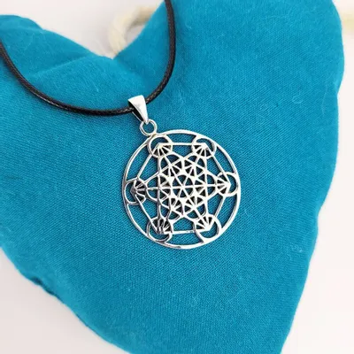 Jewelry - 925 silver Metatron's Cube pendant - MANDALASHOP