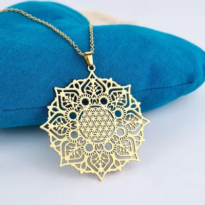 Jewelry - Flower of Life Mandala Necklace - MANDALASHOP