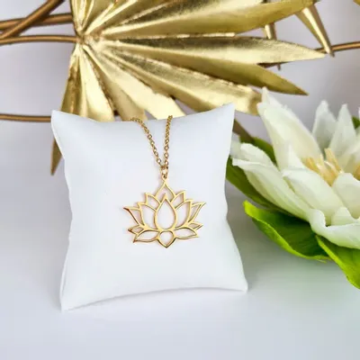 Bijoux - Pendentif Fleur de Lotus zen - MANDALASHOP