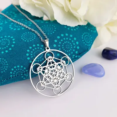 Jewelry - Unisex Metatron's Cube Pendant - MANDALASHOP