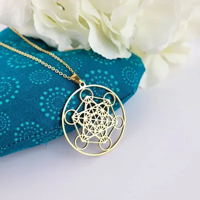 Bijoux - Pendentif Cube de Metatron unisexe - MANDALASHOP
