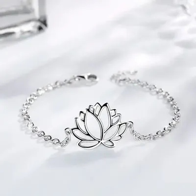 Jewelry - Lotus Flower Bracelet - MANDALASHOP