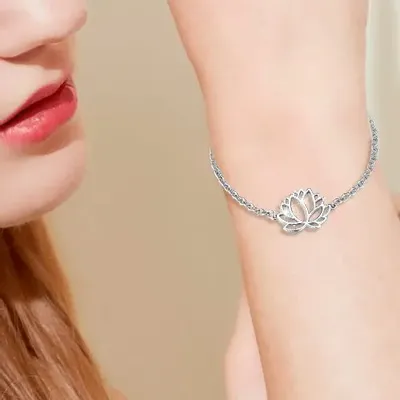 Jewelry - Lotus Flower Bracelet - MANDALASHOP
