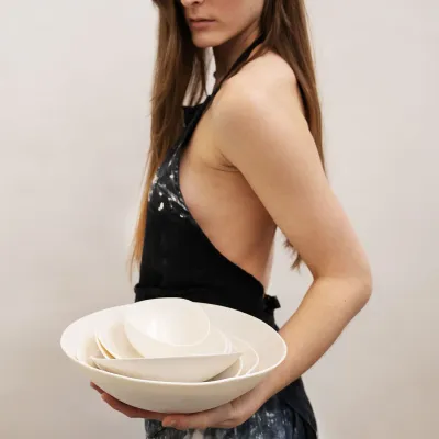 Plats et saladiers - GRANDE COUPE - SOPHIE MASSON PORCELAINE