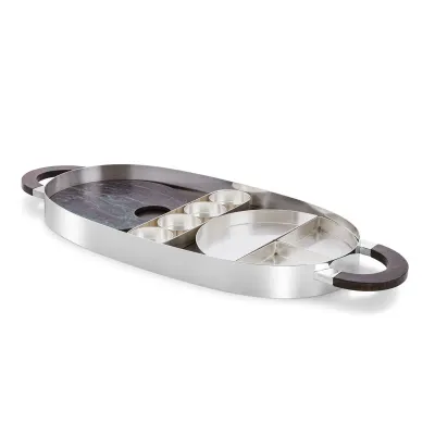 Kitchen utensils - COSMOS SNACK TRAY - ST. JAMES