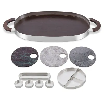 Kitchen utensils - COSMOS SNACK TRAY - ST. JAMES