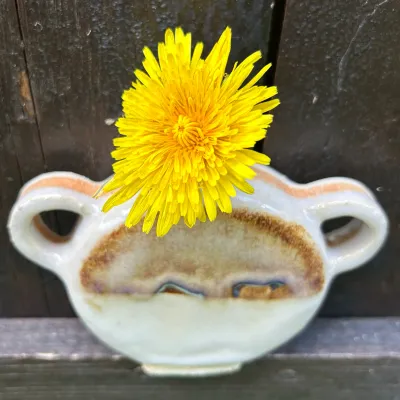Decorative objects - Single flower drum flasks vase - LES MONDES DE MA