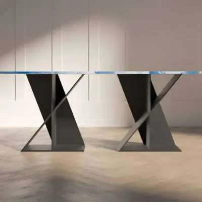 Dining Tables - Xenia, stone dining table - STONEFORM