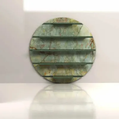 Bookshelves - Monti, stone disc bookcase - STONEFORM