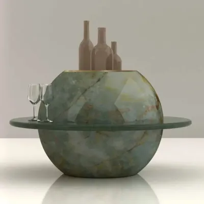 Sideboards - Parione, stone bar cabinet - STONEFORM
