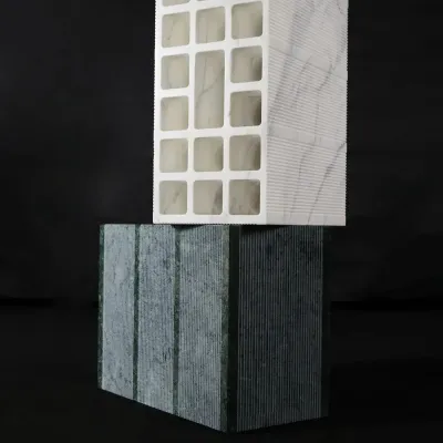 Stools - Mattone, marble stool with Braille alphabet - STONEFORM