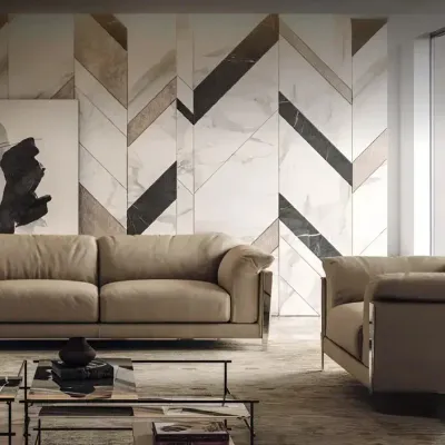 Sofas - New Spark, sofa with wide arm - BRIANFORM