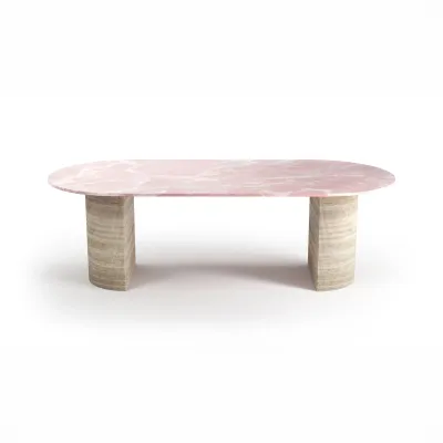 Tables de jardin - Table à manger - 180X100X75cm - Refleko - Onyx Rose - STONE VALLEY