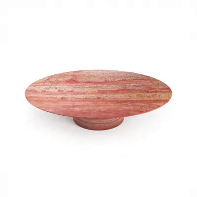 Tables de jardin - Table à manger - 180X100X75cm - Valleyra - Travertin Rouge - STONE VALLEY