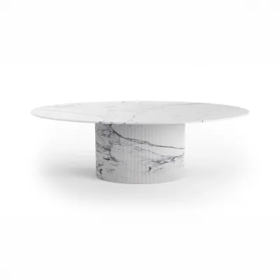 Tables de jardin - Table à manger -200X100X75cm- Valleyra - Marbre Statuario Michelangelo - STONE VALLEY