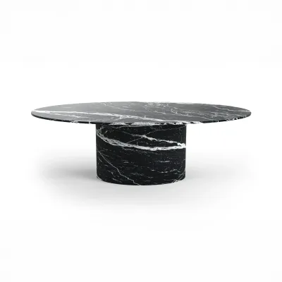 Tables de jardin - Table à manger - 240X120X75cm - Valleyra - Marbre Nero Maquina - STONE VALLEY