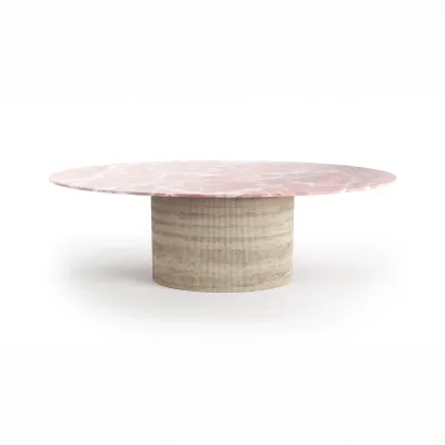 Lawn tables - Dining Tables -240X120X75 cm - Valleyra - Onyx Rose - STONE VALLEY