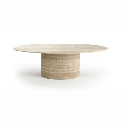 Lawn tables - Dining Tables -240X120X75 cm - Valleyra - Travertin Classique - STONE VALLEY