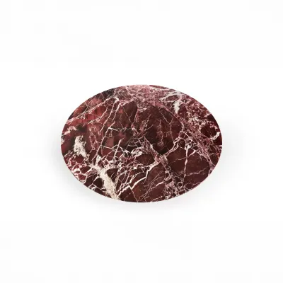 Tables for hotels - Dining Tables -180X180X75 cm - Ocel - Marbre Rosso Levano - STONE VALLEY