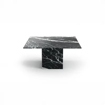 Lawn tables - Dining Tables -120X120X75 cm - Carrera - Marbre Nero Maquina - STONE VALLEY
