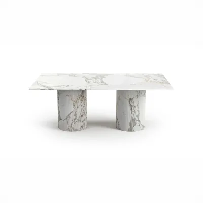 Lawn tables - Dining Tables -160X90X75 cm - Jaspura - Marbre Calacatta Oro - STONE VALLEY