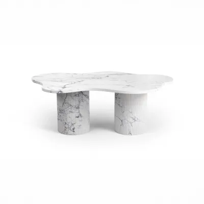 Lawn tables - Coffee tables -110X70X40 cm - Nunoca - Marbre Statuario Michelangelo Carrara - STONE VALLEY