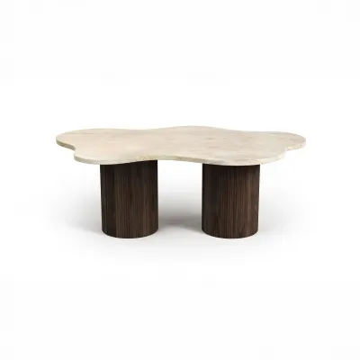 Lawn tables - Coffee tables -130X80X40 cm - Nunoca - Marbre Crema - STONE VALLEY