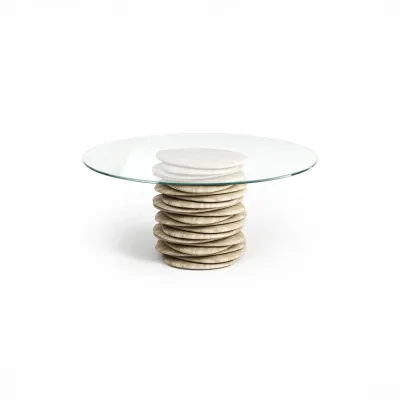 Lawn tables - Coffee tables -70X70X44 cm - Stonissime - Verre - STONE VALLEY