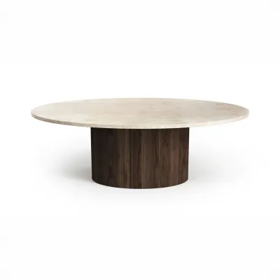 Tables de jardin - Tables basses - 140X80X40 cm - Valleyra - Marbre Crema - STONE VALLEY