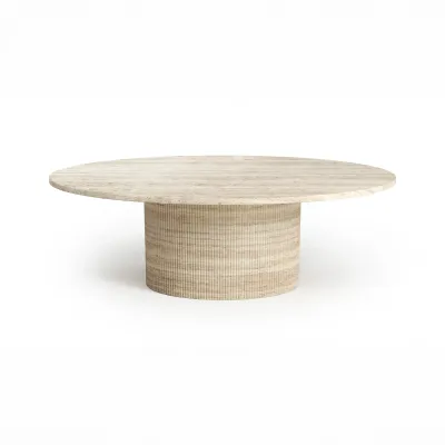Coffee tables - Coffee tables -140X80X40 cm - Valleyra - Travertin Classique - STONE VALLEY