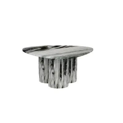 Tables de jardin - Tables basses - 80X80X40 cm - Rivage - Marbre Panda - STONE VALLEY