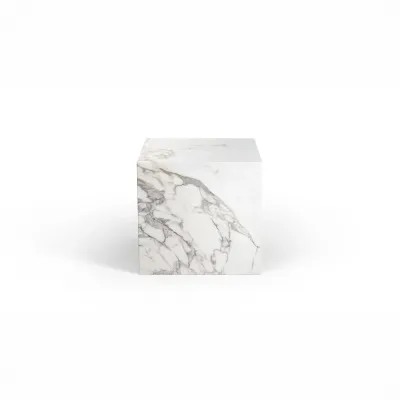 Tables for hotels - Other tables -45X45X43 cm - Gema - Marbre Calacatta Oro - STONE VALLEY