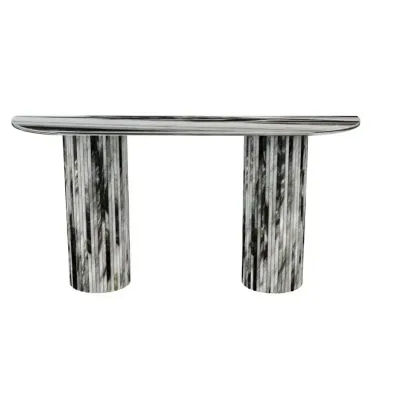Tables pour hôtels - Table console - 180X40X85cm - Ombrure - Marbre Panda - STONE VALLEY