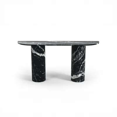 Console table - Console table -180X40X85 cm - Ombrure - Marbre Nero Maquina - STONE VALLEY