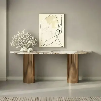 Consoles - Table console - 180X40X85 cm - Ombrure - Quartzite Patagonia - STONE VALLEY