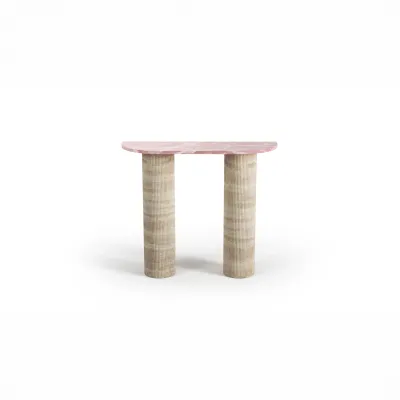 Console table - Console table -100X30X85 cm - Ombrure mini - Onyx Rose - STONE VALLEY