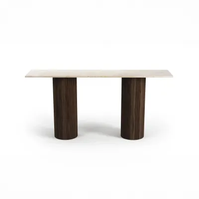 Lawn tables - Console table -180X40X85 cm - Ombrure - Marbre Crema - STONE VALLEY