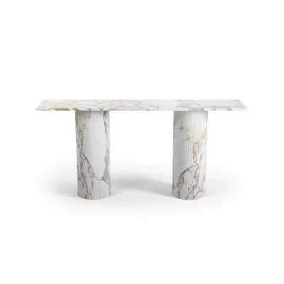Tables for hotels - Console table -180X40X85 cm - Ombrure - Marbre Calacatta Oro - STONE VALLEY