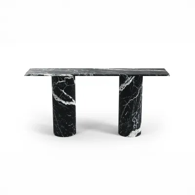 Lawn tables - Console table -180X40X85 cm - Ombrure - Marbre Nero Maquina - STONE VALLEY