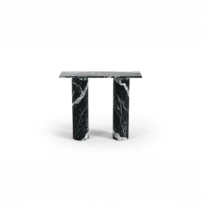 Outdoor decorative accessories - Console table -100X30X85 cm - Ombrure mini - Marbre Nero Maquina - STONE VALLEY
