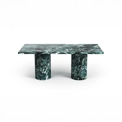 Tables basses - Tables basses - 100X50X40 cm - Jaspura - Marbre Verde Alpi - STONE VALLEY
