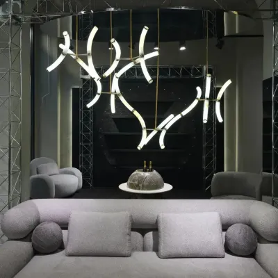 Hanging lights - LuxOnyx, modular onyx and copper lighting - STONEFORM