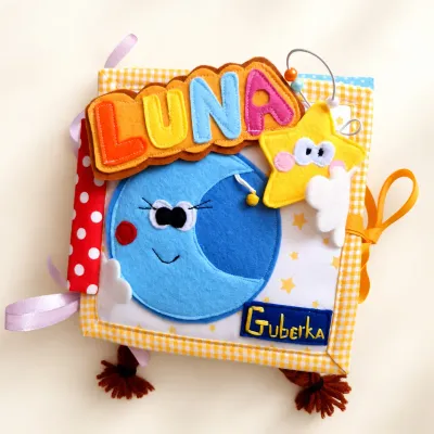 Jouets enfants - Busy Book sur mesure – Livre d’activités en tissu personnalisé - GUBERKA