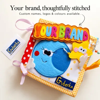 Jouets enfants - Busy Book sur mesure – Livre d’activités en tissu personnalisé - GUBERKA