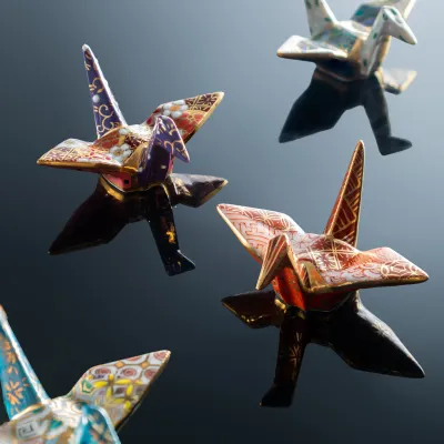 Couverts de service - KIZAWA Crane Ornament - MUSUBI KILN